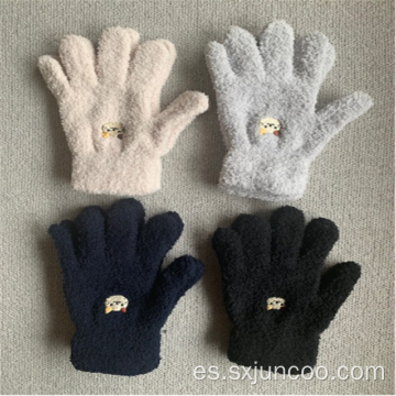 Guantes lindos cálidos para niños al aire libre de invierno